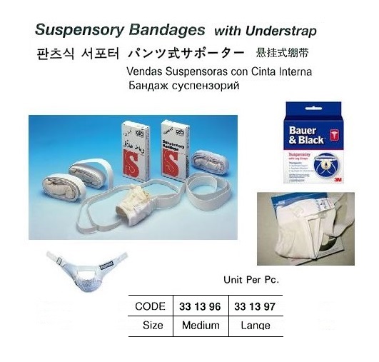 SUSPENSORY BANDAGE WITH UNDERSTRAPS SIZE-M