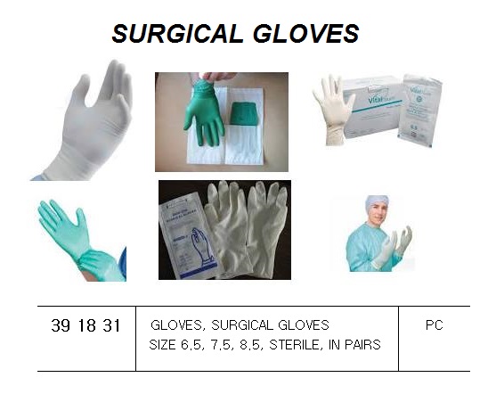 GLOVES, DISPOSABLE EXAMINATION GLOVES