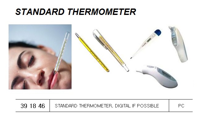 RECTAL THERMOMETER, DIGITAL IF POSSIBLE