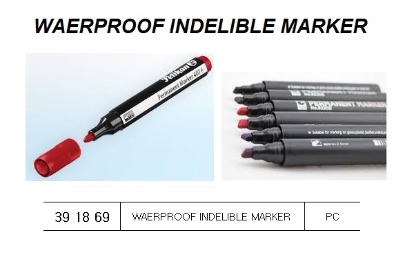 WAERPROOF INDELIBLE MARKER