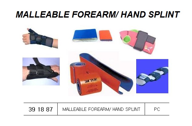 MALLEABLE FINGER SPLINT