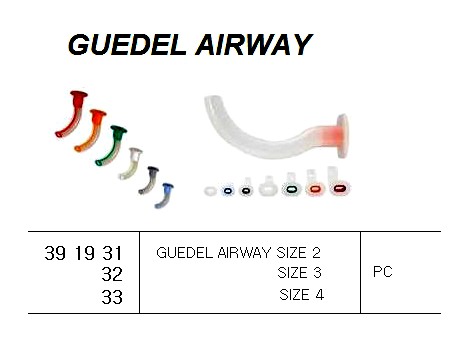 GUEDEL AIRWAY SIZE 3