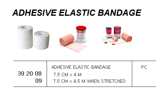 ADHESIVE ELASTIC BANDAGE 7.5 CM x 4 M