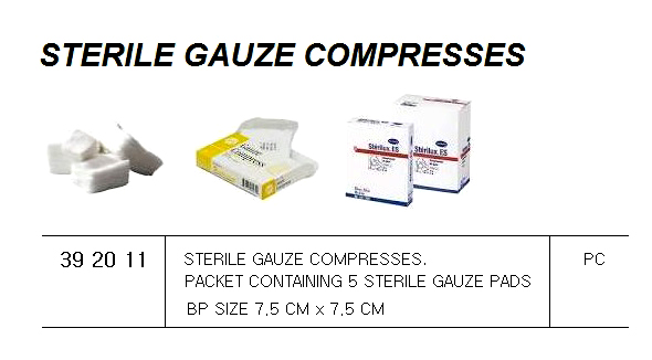 TUBULAR GAUZE BANDAGE, SEAMLESS, OF A SIZE SUITABLE FOR FINGER DRESSING, 20 M LENGTH WITH APPLICATOR