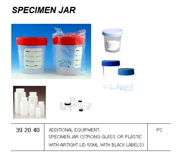 ADDITIONAL EQUIPMENT, SPUTUM CUP WITH COVER (DISPOSABLE)