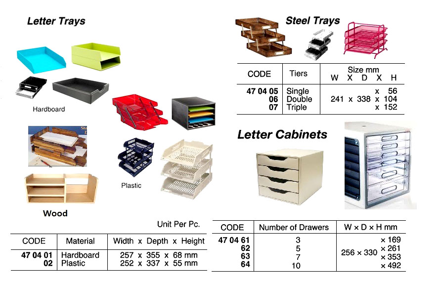 STEEL TRAY, ST-1 SINGLE
