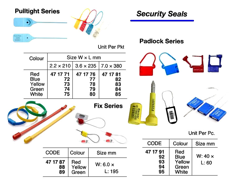 PULLTIGHT TY SECURITY SEAL, 7.0 x 380 MM, GREEN