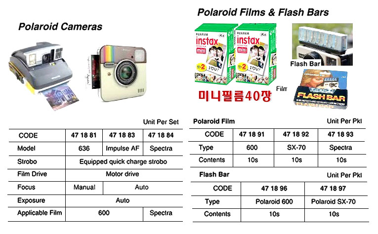 POLAROID FLASH, 600 10'S