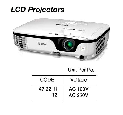 LCD PROJECTOR, AC 110V