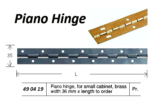 HINGE PIVOT CABINET OHS#4112-3 LEFT HAND L-25 x W-55 MM