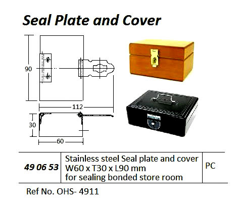 ROUND FRAME FOR PEEP GLASS, ST.STEEL D:250MM, OHS-4903