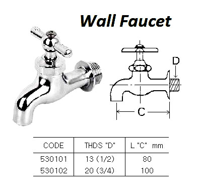 WALL FAUCET 13 (1/2) | (2009-2)