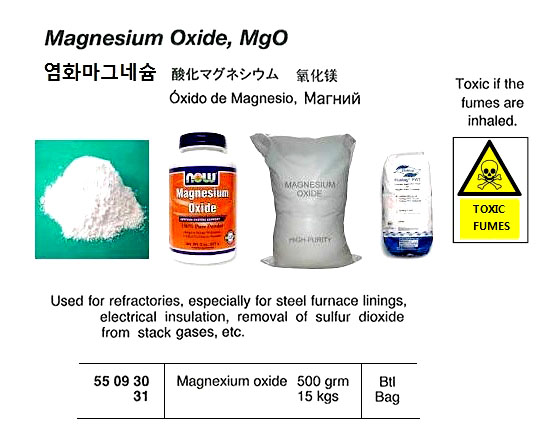 MAGNESIUM OXIDE 500 GRM