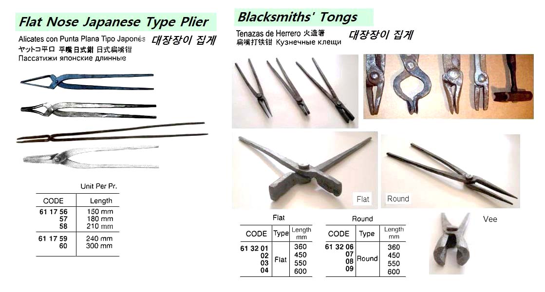 JAPANESE TYPE FLAT NOSE PLIER, 150 MM | China (2016-8)
