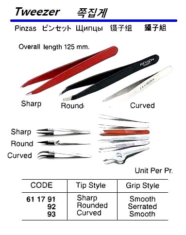 SHARP TIP TYPE TWEEZERS | Korea (2017-4)