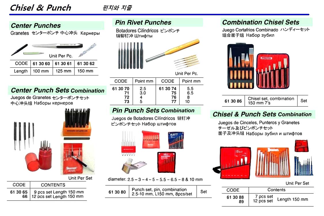 PIN RIVET PUNCH, 8 x 150 MM | (2012-12)