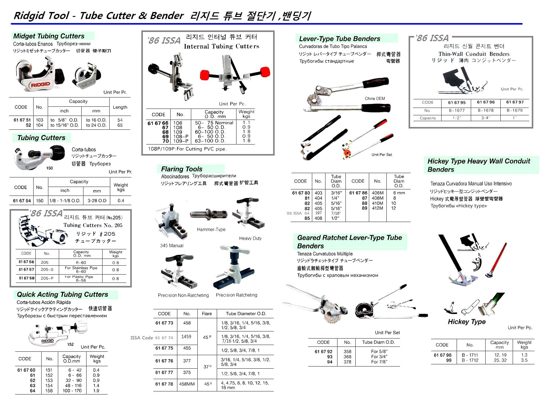 THIN-WALL CONDUIT BENDER, RIDGID #B-1677 1/2"