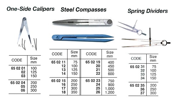 STEEL COMPASS, 100 MM | China (2017-12)