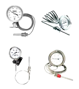 SPARE INSERT THERMOMETER GLASS, FOR 90o ANGLE SIKA 175B, 0~160 oC, 160 MM