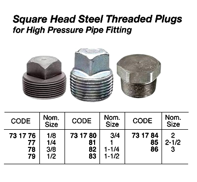 STEEL THREADED CROSS, H.P. 3