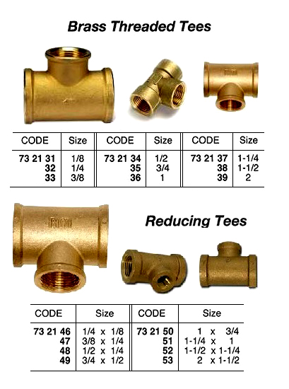 BRASS THREADED ELBOW, 90 DEG, 2 | SUS (2009-11)