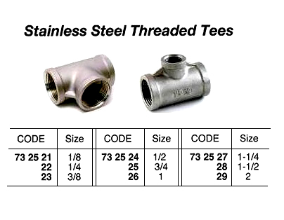 ST.STEEL THREADED TEE, 1-1/2 | (2015-9)