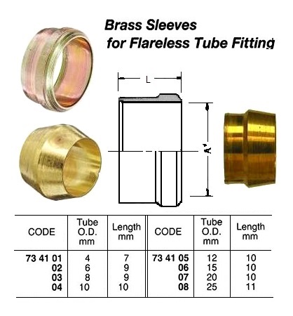 BRASS FLARELESS MALE ELBOW THREADED, 25 MM x PT 1